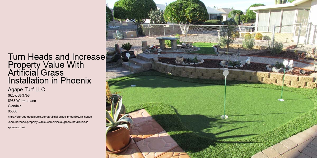 Turn Heads and Increase Property Value With Artificial Grass Installation in Phoenix