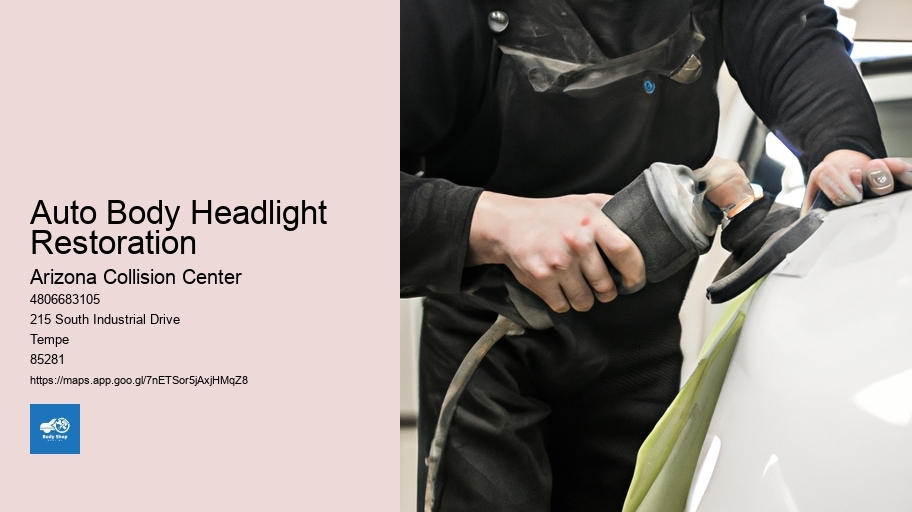 Auto Body Headlight Restoration