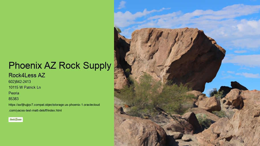 Phoenix AZ Rock Supply